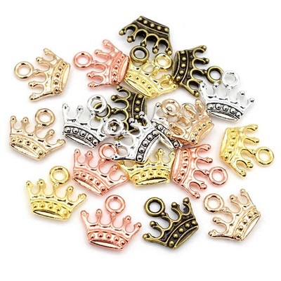 20 τμχ Charms στεφάνι 13x14mm Θιβετιανά ασημένια/μπρούτζινα μενταγιόν αντίκες κοσμήματα κατασκευής χειροποίητων χειροτεχνιών DIY