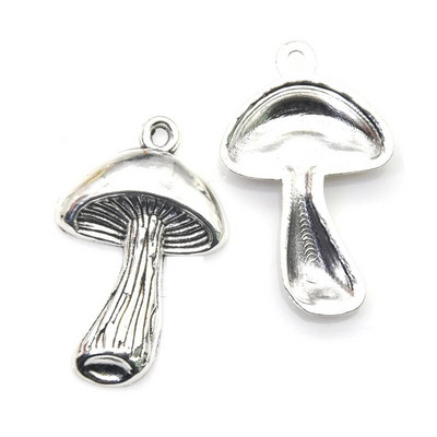 21 τμχ Μικτό 7 στιλ Θιβετιανού στυλ Μανιτάρι Γούρι από κράμα μεταλλικά φυτά μενταγιόν για DIY Σκουλαρίκια Κολιέ Βραχιόλια Κατασκευή κοσμημάτων