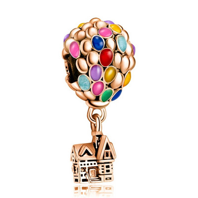 Uus kuumaõhupallide kollektsioon, hõbetatud, sobilik hõbedane originaalkäevõru ehete valmistamiseks