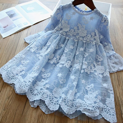 Rochii Copii Pentru Fete Dantela Flori Rochie Tulle Nunta Fetita Ceremonia Petrecere Rochie Aniversare Copii Toamna Imbracaminte Casual