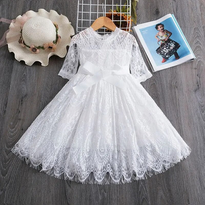 Rochii Copii Pentru Fete Dantela Flori Rochie Tulle Nunta Fetita Ceremonia Petrecere Rochie Aniversare Copii Toamna Imbracaminte Casual