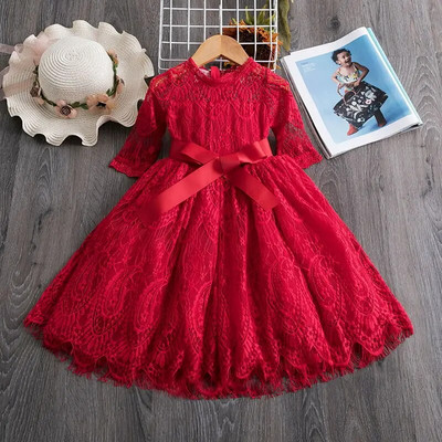Rochii Copii Pentru Fete Dantela Flori Rochie Tulle Nunta Fetita Ceremonia Petrecere Rochie Aniversare Copii Toamna Imbracaminte Casual