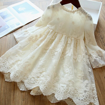 Rochii Copii Pentru Fete Dantela Flori Rochie Tulle Nunta Fetita Ceremonia Petrecere Rochie Aniversare Copii Toamna Imbracaminte Casual
