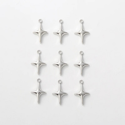 10 τμχ Fashion Polaris Enamel Charms Όμορφα ρομαντικά μενταγιόν με αστέρια για την κατασκευή χειροποίητων κοσμημάτων DIY Αξεσουάρ Χειροτεχνίες ευρήματα