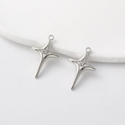 10 τμχ Fashion Polaris Enamel Charms Όμορφα ρομαντικά μενταγιόν με αστέρια για την κατασκευή χειροποίητων κοσμημάτων DIY Αξεσουάρ Χειροτεχνίες ευρήματα