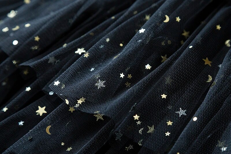 Φόρεμα καλοκαιρινού πάρτι για κορίτσια μόδας Παιδικό φόρεμα παγιέτα βολάν μανίκι Γενέθλια Πριγκίπισσα Στολή Μωρό μαύρο βραδινό πάρτι τούλι Ρούχα 3-8Τ