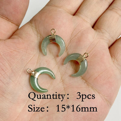 Φυσικό πράσινο Aventurine Jades πέτρα κρεμαστό κόσμημα χάντρες Κολιέ σκουλαρίκι βραχιόλι DIY Δώρο κουλούρια για κοσμήματα κατασκευής χύμα