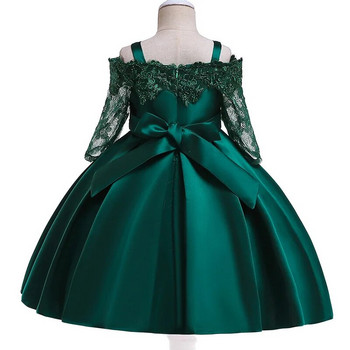 2023 One Shoulder Princess Dress Παιδικά ρούχα για κορίτσι Βραδινό γαμήλιο φόρεμα Παιδική ενδυμασία 3-10 ετών Vestido