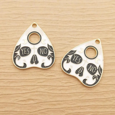 10 τμχ Σμάλτο Sun Moon Cat Charm για προμήθειες κατασκευής κοσμημάτων Μαζικό γοτθικό σκουλαρίκι κολιέ Κρεμαστό Ghost Witch Charms Crafts Metal