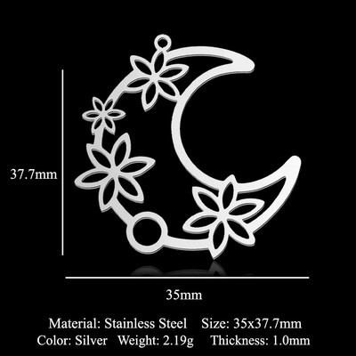 5 vnt./stal. Nerūdijančio plieno geometrinis minimalistinis Helovinas „pasidaryk pats“ auskarai, pakabukai, papuošalai, didmeninė prekyba vaiduoklio raganos šlepetės šikšnosparnių papuošalų kaukolė