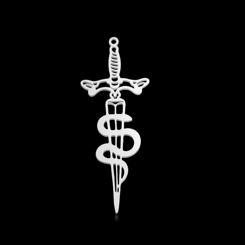 5 vnt./stal. Nerūdijančio plieno geometrinis minimalistinis Helovinas „pasidaryk pats“ auskarai, pakabukai, papuošalai, didmeninė prekyba vaiduoklio raganos šlepetės šikšnosparnių papuošalų kaukolė