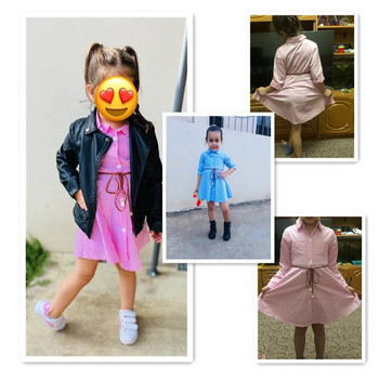 Φόρεμα κοριτσιού Ανοιξιάτικο φθινόπωρο ρίγες Παιδικά ρούχα Μόδα νήπιο μωρό κορίτσια Βαμβακερά ρούχα Μακρυμάνικο Παιδικό φόρεμα κανονικό στυλ