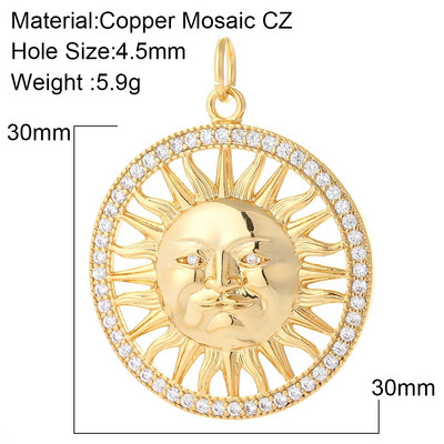 Κρεμαστό Κρεμαστό Γούρια για Κοσμήματα Κάνοντας Φεγγάρι Star Butterfly Κοσμήματα Γούρια Diy Σκουλαρίκια Κολιέ Βραχιόλι Make Gold Χρώμα Ζιργκόν