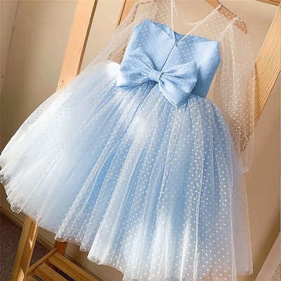 Fancy Girls Elegant Princess Dress Rochii pentru copii pentru fete Costum copii nunta petrecere primavara/toamna pânză cu mâneci lungi