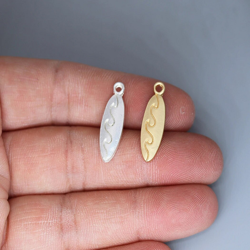 5 kom/lot Ljetna ogrlica s daskom za surfanje, privjesci za žene Ocean Beach, vintage boemske ogrlice, privjesak, ručno rađeni nakit