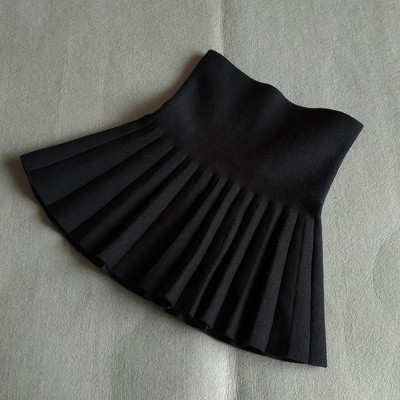 DE PEACH Zimske plisirane suknje za djevojčice, dojenčad, djeca, pletena mini tutu suknja visokog struka, dječja odjeća od 2 do 12 godina