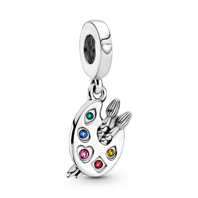 JAUNS Angel Mom Family Love Heart sērija Pērlītes Fit Original Charms Rokassprādzes Sieviešu DIY Rotaslietas Dāvana