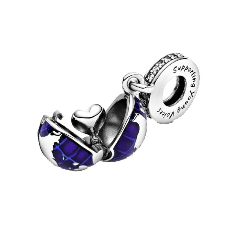 JAUNS Angel Mom Family Love Heart sērija Pērlītes Fit Original Charms Rokassprādzes Sieviešu DIY Rotaslietas Dāvana