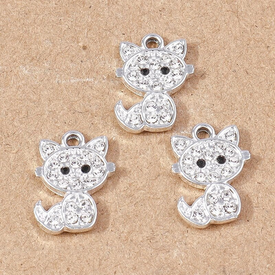 10vnt 15x15mm Mieli krištoliniai drugelių pakabukai papuošalams gaminti iš lydinio gyvūnų pakabukai, skirti pasidaryk pats, karoliai, auskarai, dovanos
