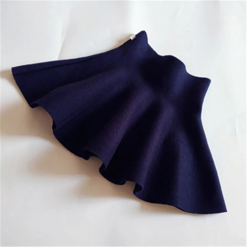 Talvine imikutele Tüdrukutele Tutu seelik Lastele Moodne Mini plisseeritud silmkoelised seelikud Väikelastele Lasteriided Sügis 2-10 aastat AA5544