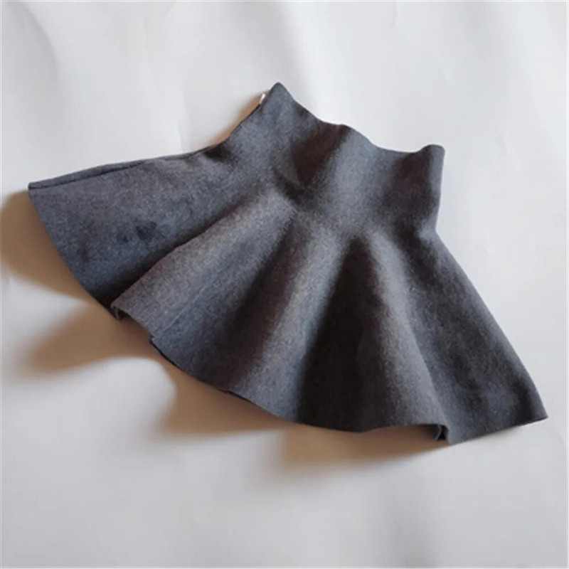 Talvine imikutele Tüdrukutele Tutu seelik Lastele Moodne Mini plisseeritud silmkoelised seelikud Väikelastele Lasteriided Sügis 2-10 aastat AA5544