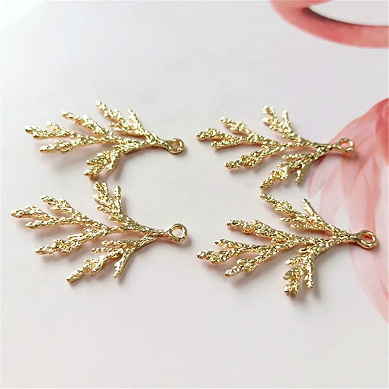 10 tk 24x35mm moodne metallisulamist KC kullatud/hõbetatud oksaripatsid isetegemiseks ehete valmistamiseks