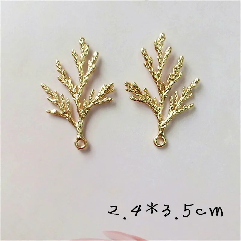 10 tk 24x35mm moodne metallisulamist KC kullatud/hõbetatud oksaripatsid isetegemiseks ehete valmistamiseks