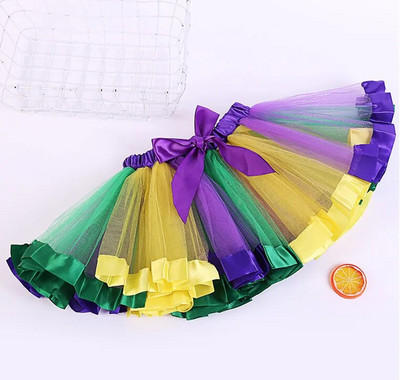 Tutu pentru fete Fuste Curcubeu Prințesă Mini Fusta Petti Costum Petrecere Balet Dans Fuste Tulle Haine pentru fete Îmbrăcăminte pentru copii