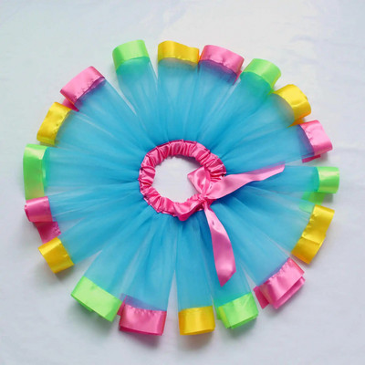 Tutu pentru fete Fuste Curcubeu Prințesă Mini Fusta Petti Costum Petrecere Balet Dans Fuste Tulle Haine pentru fete Îmbrăcăminte pentru copii