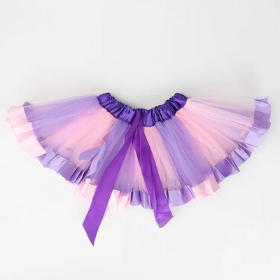 Tutu pentru fete Fuste Curcubeu Prințesă Mini Fusta Petti Costum Petrecere Balet Dans Fuste Tulle Haine pentru fete Îmbrăcăminte pentru copii