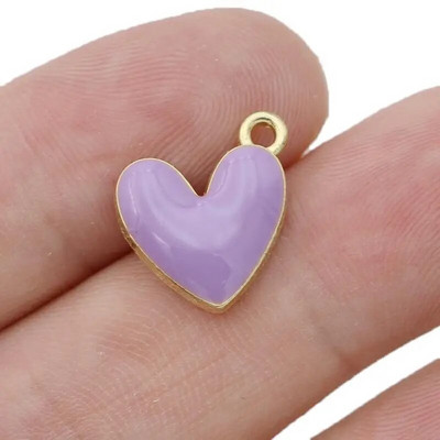 10kom posrebreni emajl Crveno srce privjesci Privjesak za izradu nakita Naušnice Narukvica Ogrlica Dodaci DIY nalazi