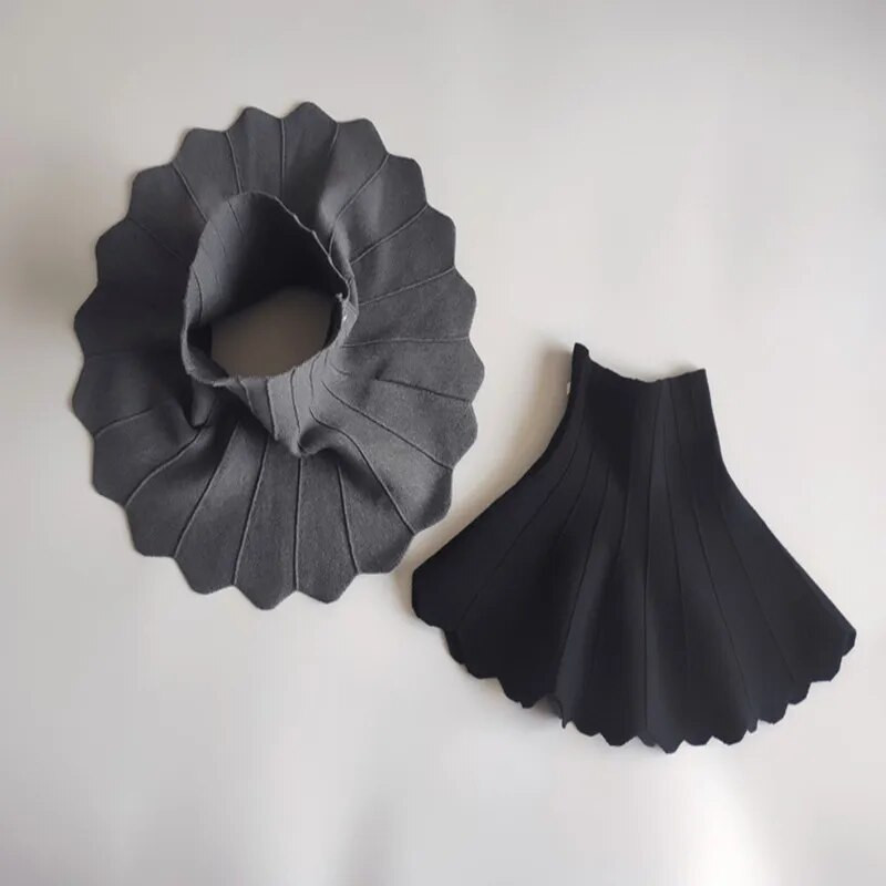 2022 sügis ja talv Uued tooted Laste silmkoeline seelik Laineline Tutu seelik Tüdrukutele Paks volangidega vihmavarjuseelik