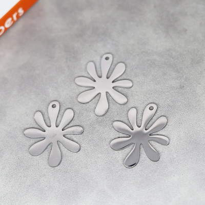 3 τμχ DIY Vintage Φούντες Σκουλαρίκι Flower Art Line Κρεμαστό Γούρια από ανοξείδωτο ατσάλι για Κολιέ κατασκευής κοσμημάτων Γυναικεία κοριτσίστικη χειροτεχνία