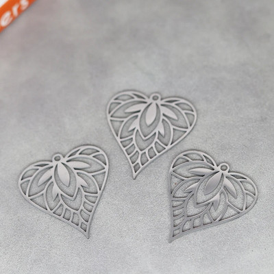3 τμχ DIY Vintage Φούντες Σκουλαρίκι Flower Art Line Κρεμαστό Γούρια από ανοξείδωτο ατσάλι για Κολιέ κατασκευής κοσμημάτων Γυναικεία κοριτσίστικη χειροτεχνία