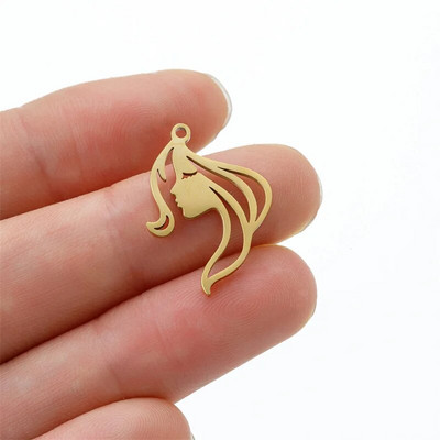 Smiješni crtani grafiti Srednji prst Stickman Diy viseći privjesci za žene Veleprodaja privjesaka od nehrđajućeg čelika, lot nakita