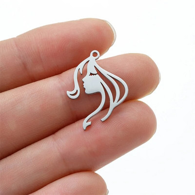 Smiješni crtani grafiti Srednji prst Stickman Diy viseći privjesci za žene Veleprodaja privjesaka od nehrđajućeg čelika, lot nakita