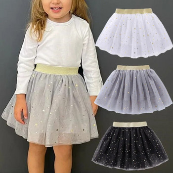 Παιδικά Μίνι Φούστες Κορίτσια Princess Stars Tutu Baby Birthday Party Girl Φούστα 2-10 ετών Παιδί Faldas ελαστικά ρούχα Ροζ φούστα