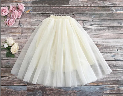 Κοριτσίστικη Φούστα Μονόχρωμη Μακρυά Φούστα Φούστα Παραλία Μαλακό Φόρεμα Γάζας Βρεφικά Ρούχα 1-10 ετών E17129