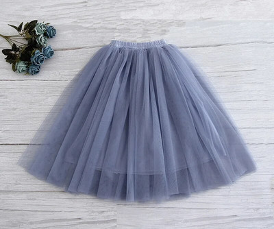 Κοριτσίστικη Φούστα Μονόχρωμη Μακρυά Φούστα Φούστα Παραλία Μαλακό Φόρεμα Γάζας Βρεφικά Ρούχα 1-10 ετών E17129