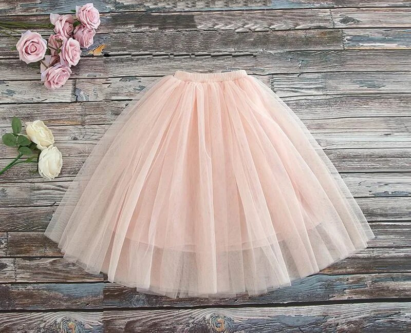 Κοριτσίστικη Φούστα Μονόχρωμη Μακρυά Φούστα Φούστα Παραλία Μαλακό Φόρεμα Γάζας Βρεφικά Ρούχα 1-10 ετών E17129