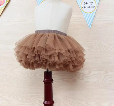 Slatke suknje za djevojčice Ljeto 6-slojna mrežasta tutu suknja od tila za malu djecu Odjeća za djevojčice Dječja suknja za svadbenu tortu 1-7