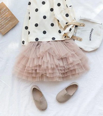 Slatke suknje za djevojčice Ljeto 6-slojna mrežasta tutu suknja od tila za malu djecu Odjeća za djevojčice Dječja suknja za svadbenu tortu 1-7