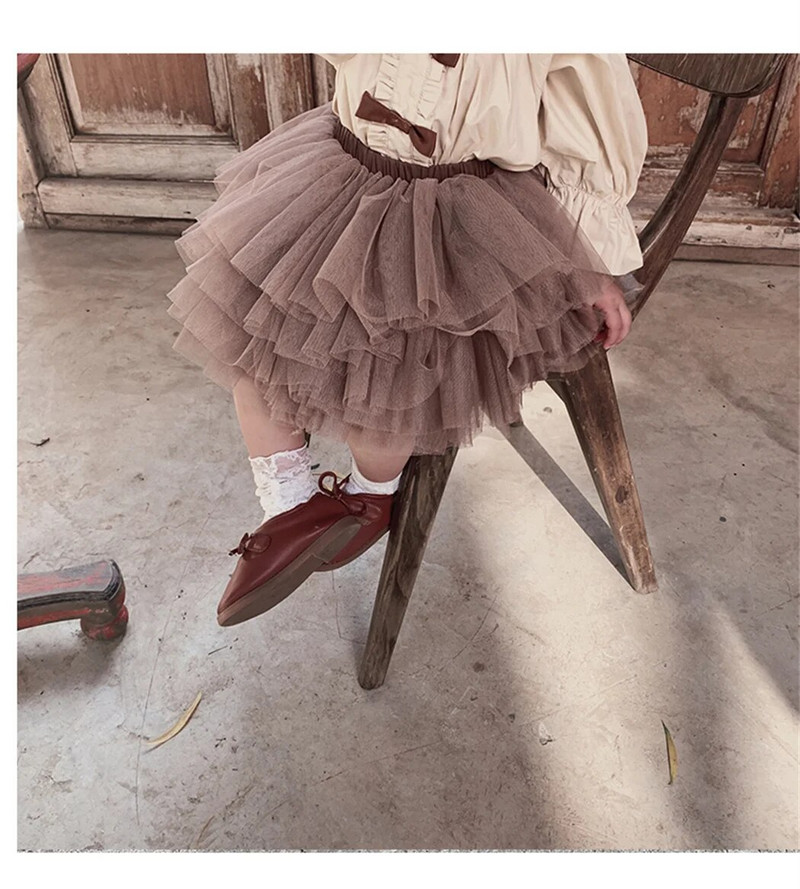 Slatke suknje za djevojčice Ljeto 6-slojna mrežasta tutu suknja od tila za malu djecu Odjeća za djevojčice Dječja suknja za svadbenu tortu 1-7