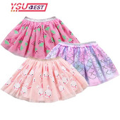 1-7 a Baby Tutu seelik Mood Tüdruku Print Tutu Tüll Seelik Tüdrukutele Vikerkaare Litritega seelik Lastele Tantsu Voile Tutus Tüdrukule Läikiv seelik