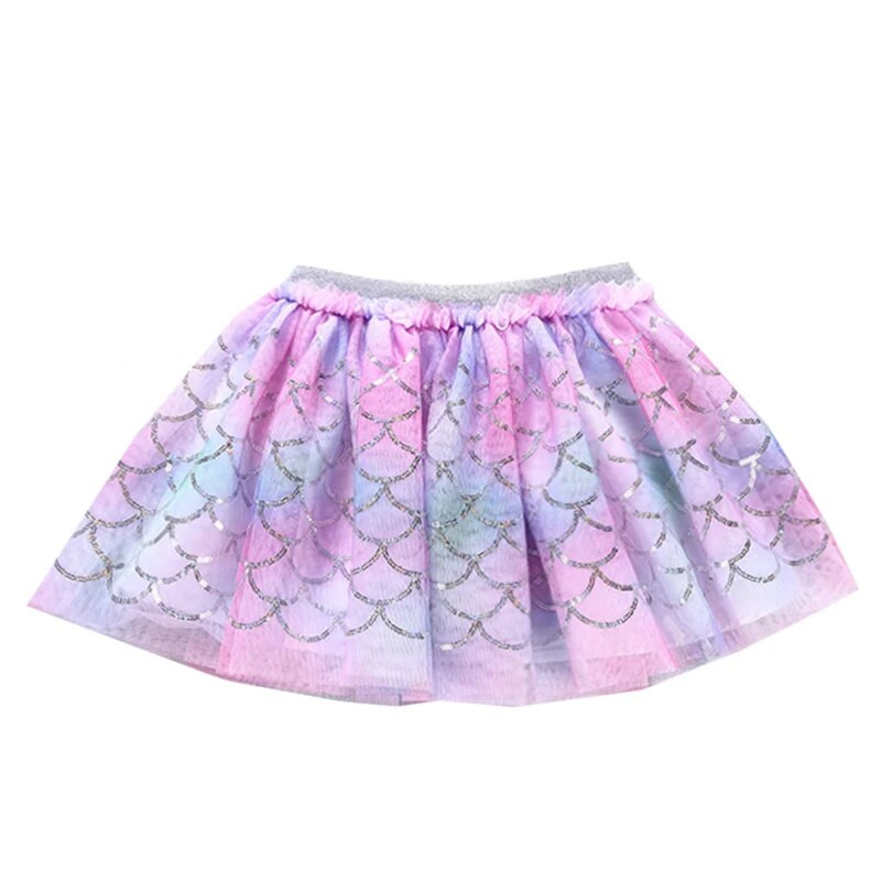 1-7 a Baby Tutu seelik Mood Tüdruku Print Tutu Tüll Seelik Tüdrukutele Vikerkaare Litritega seelik Lastele Tantsu Voile Tutus Tüdrukule Läikiv seelik