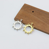 10 tk roostevabast terasest läikivast peegliga poleeritud päikese ehted ripats DIY käsitöö veekindel allergiavastane