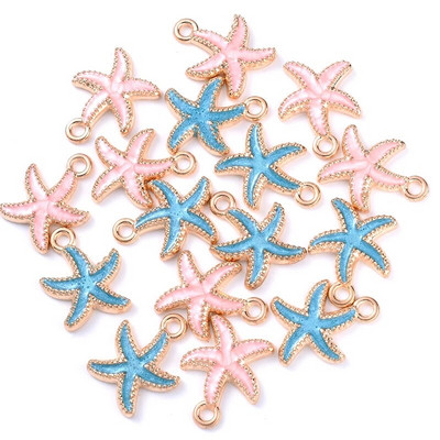 10Pcs 10*17mm Emajl Slatki privjesci Privjesak za izradu nakita Mjesečeva legura Metalna kap uljani nalazi za ogrlicu Narukvica