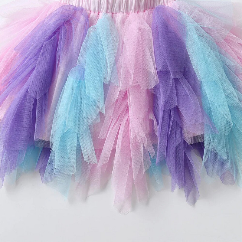 VIKITA Tutu za djevojčice Mrežaste suknje od tila Slojevite suknje za dječje rođendane Ležerne nastupe Mini suknja za maturalnu Princeza Dječja odjeća