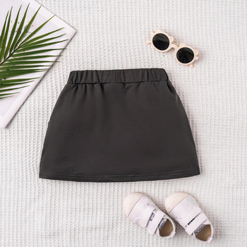 Κοριτσίστικα κοντή φούστα παπιγιόν ελαστική μέση χαλαρή εφαρμογή Casual σπίτι Ταξίδι στην παραλία Ευέλικτη τάση της μόδας