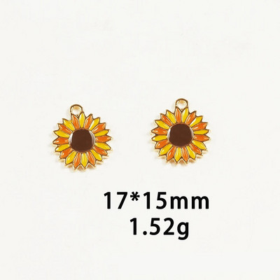 10 tk/partii Thanksgiving Kalkuni kook kõrvitsa vahtraõli emailiga DIY võlusid kotti kõrvarõnga kaelakee ehete valmistamiseks käsitsi valmistatud ripats